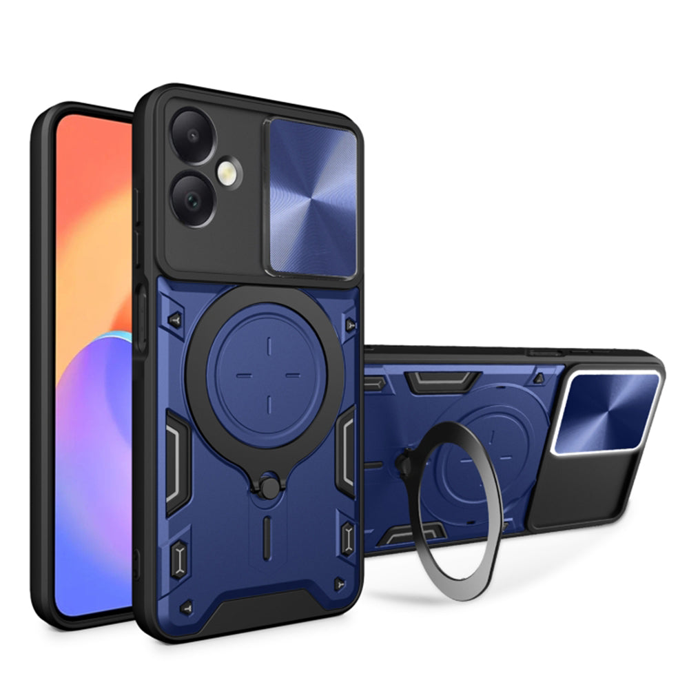 Maska za Samsung Galaxy A06 A065, Techsuit, CamGuard Pro, Plava