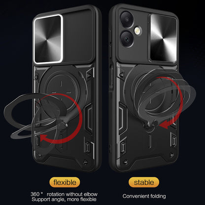 Maska za Samsung Galaxy A06 A065, Techsuit, CamGuard Pro, Ljubičasta