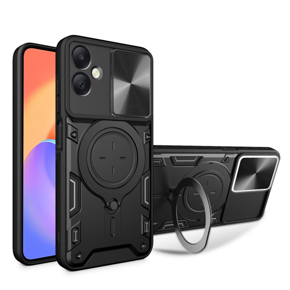 Maska za Samsung Galaxy A06 A065, Techsuit, CamGuard Pro, Crna
