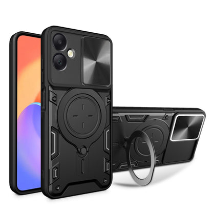 Maska za Samsung Galaxy A06 A065, Techsuit, CamGuard Pro, Crna