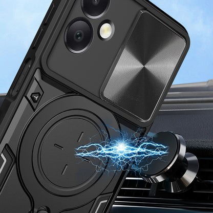 Maska za Samsung Galaxy A06 A065, Techsuit, CamGuard Pro, Ružičasto Zlatna