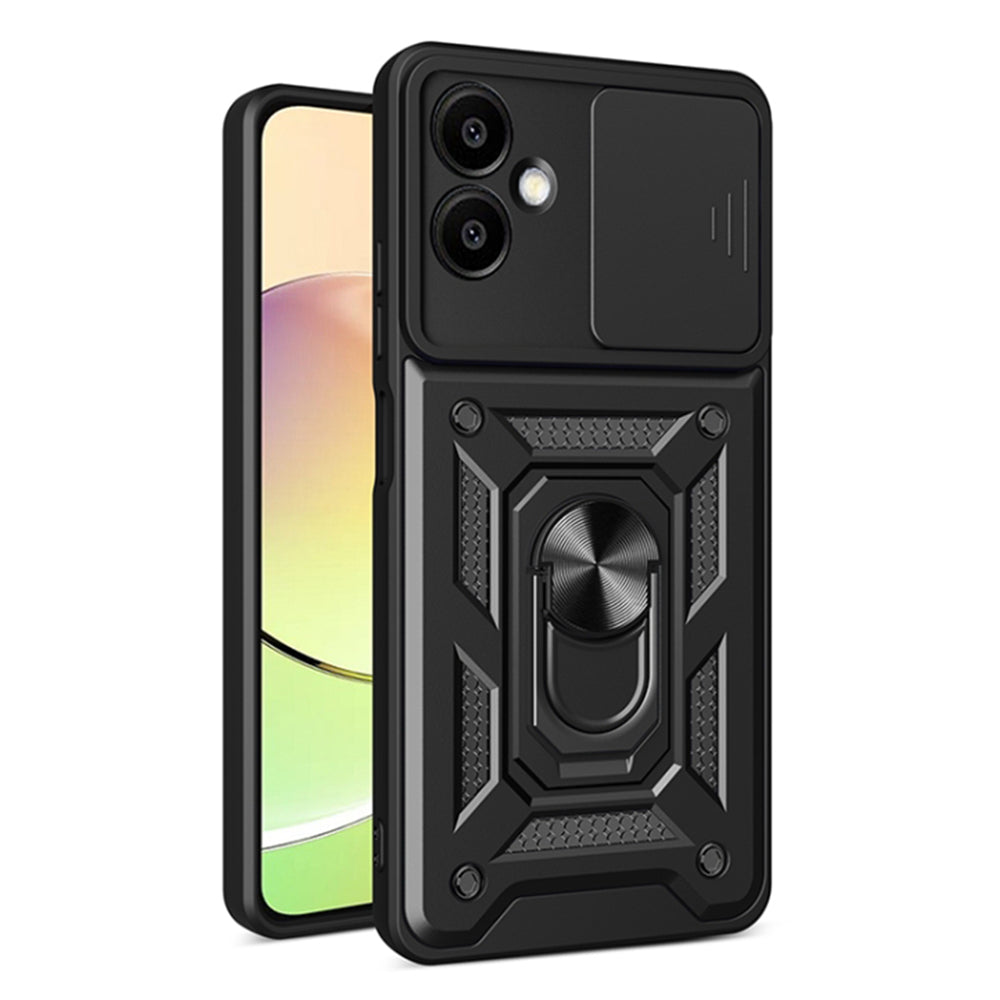 Maska za Samsung Galaxy A06 A065, Techsuit, CamShield, Crna