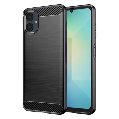 Maska za Samsung Galaxy A06 A065, Techsuit, Karbon, Crna