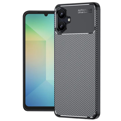 Maska za Samsung Galaxy A06 A065, Techsuit, CarbonFiber, Crna