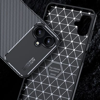 Maska za Samsung Galaxy A06 A065, Techsuit, CarbonFiber, Crna
