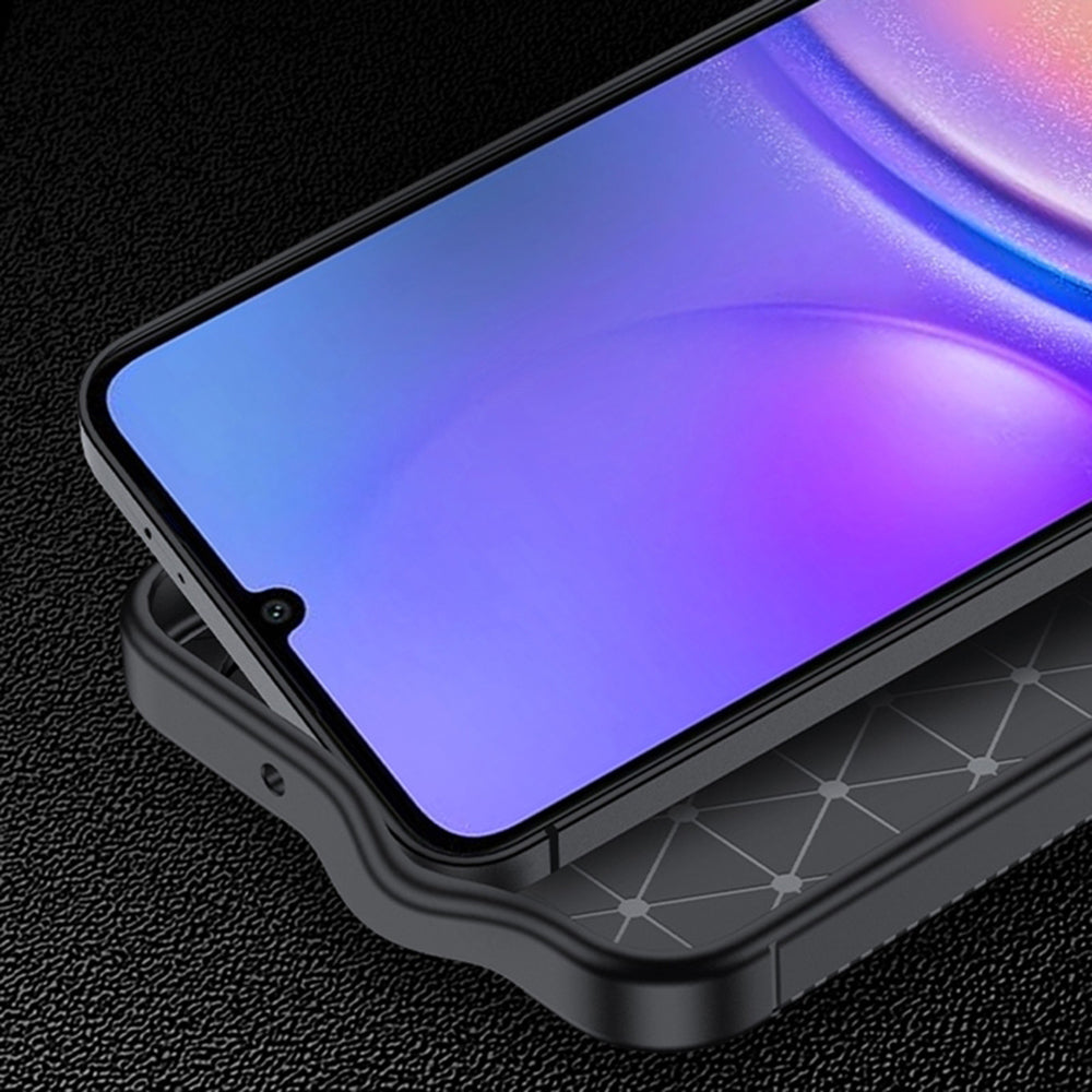 Maska za Samsung Galaxy A06 A065, Techsuit, CarbonFiber, Crna