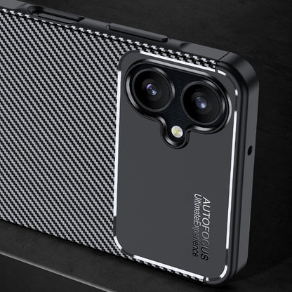 Maska za Samsung Galaxy A06 A065, Techsuit, CarbonFiber, Crna