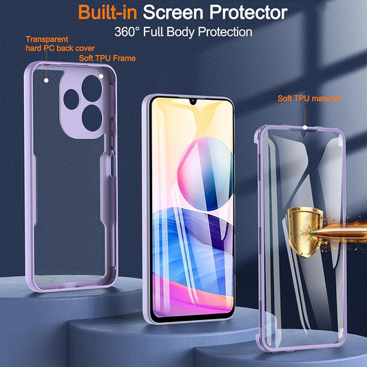 Maska za Samsung Galaxy A06 A065, Techsuit, ColorVerse 360, Crna