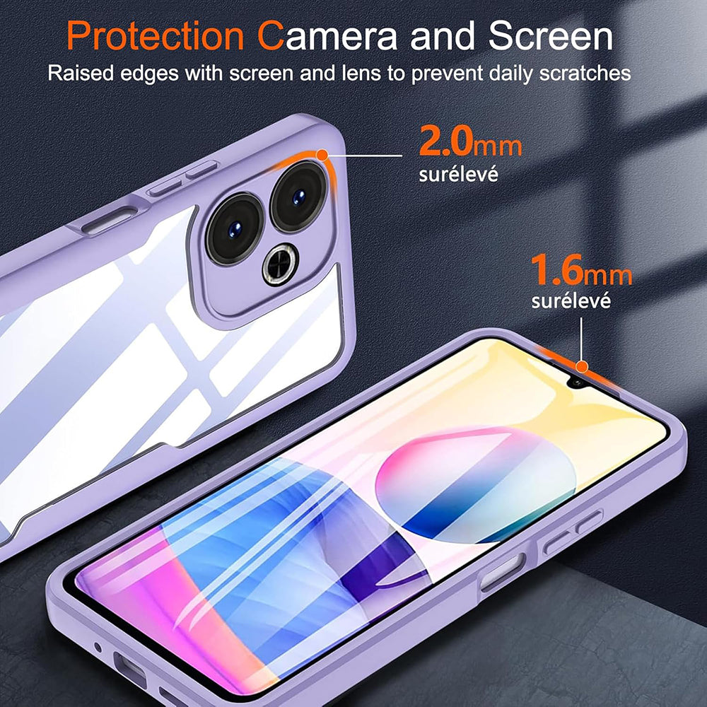 Maska za Samsung Galaxy A06 A065, Techsuit, ColorVerse 360, Crna