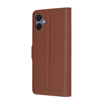 Futrola za Samsung Galaxy A06 A065, Techsuit, Kožna Folio, Smeđa