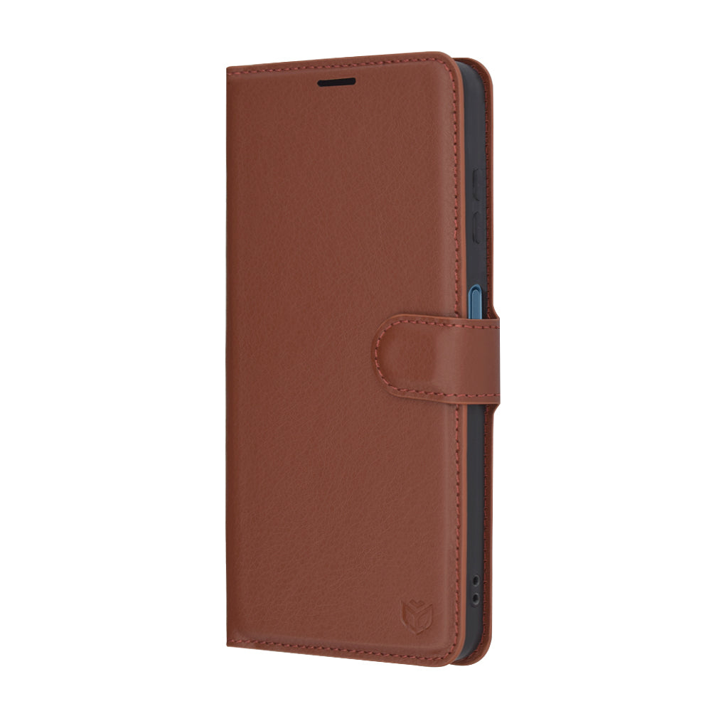 Futrola za Samsung Galaxy A06 A065, Techsuit, Kožna Folio, Smeđa