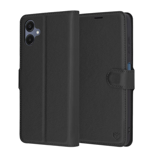 Futrola za Samsung Galaxy A06 A065, Techsuit, Kožna Folio, Crna