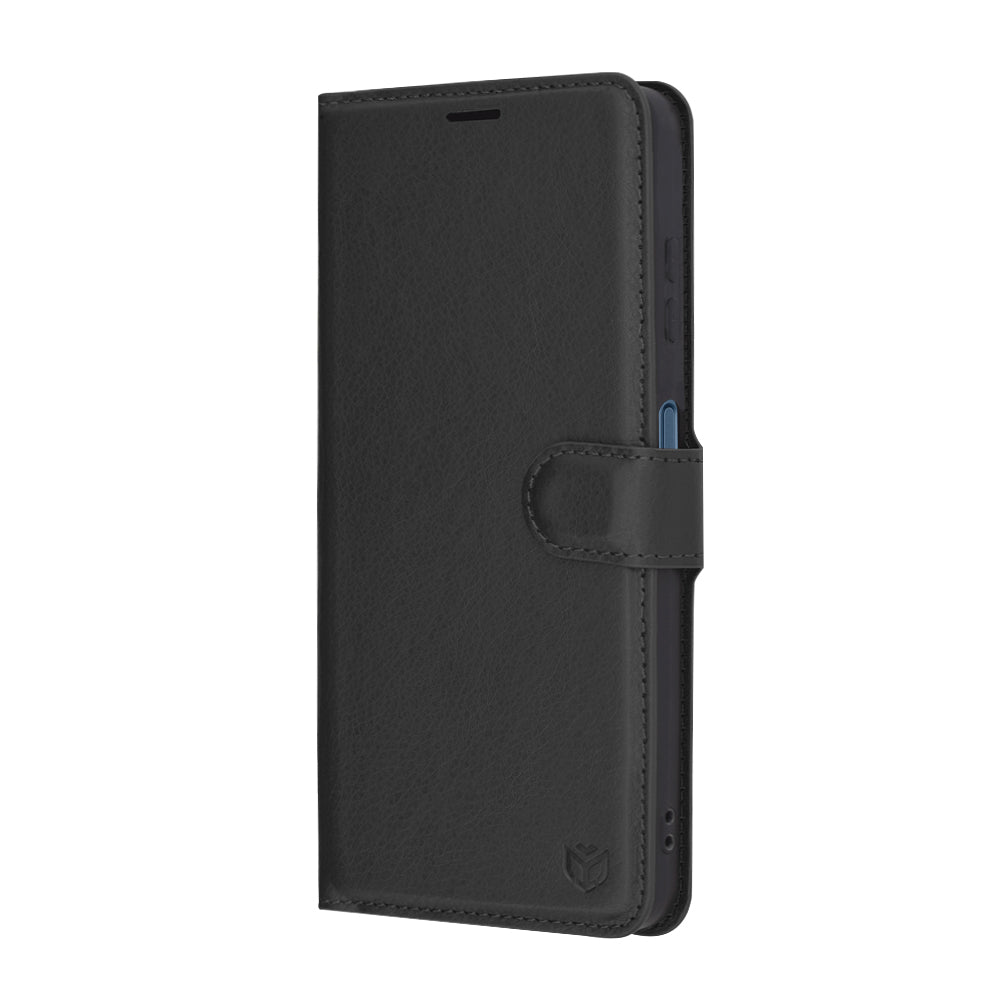 Futrola za Samsung Galaxy A06 A065, Techsuit, Kožna Folio, Crna