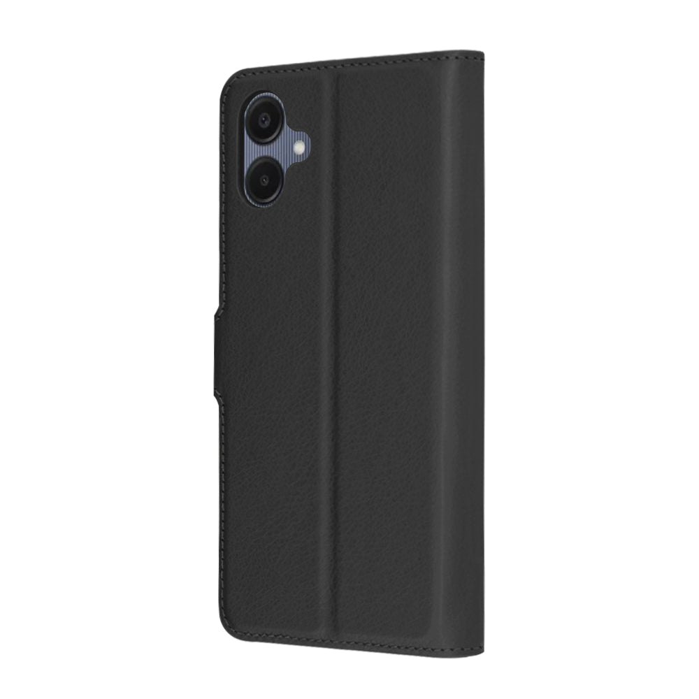 Futrola za Samsung Galaxy A06 A065, Techsuit, Kožna Folio, Crna