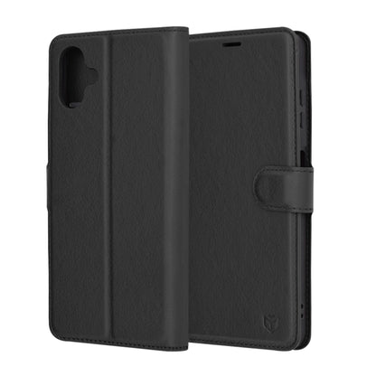 Futrola za Samsung Galaxy A06 A065, Techsuit, Kožna Folio, Crna