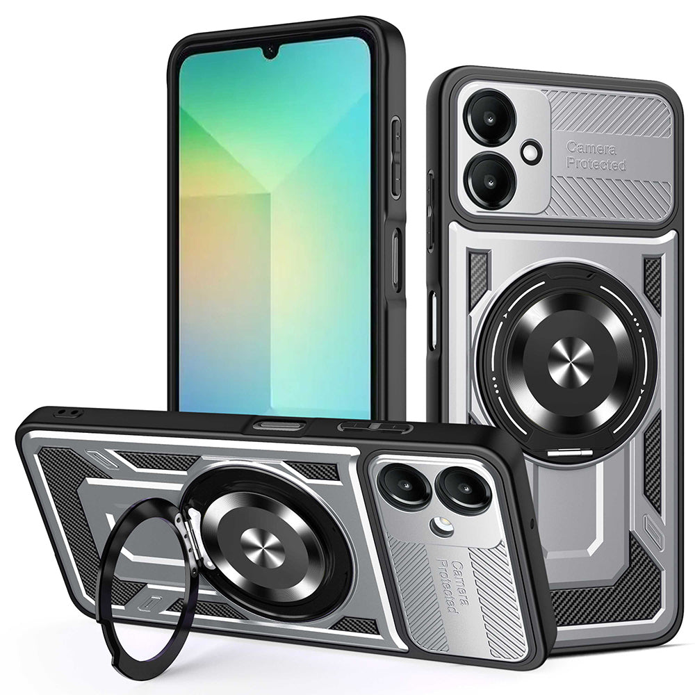 Maska za Samsung Galaxy A06 A065, Techsuit, RuggedCam, Siva