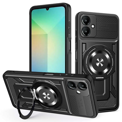 Maska za Samsung Galaxy A06 A065, Techsuit, RuggedCam, Crna