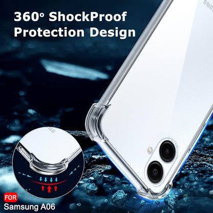 Maska za Samsung Galaxy A06 A065, Techsuit, Otporna na udarce, Prozirna