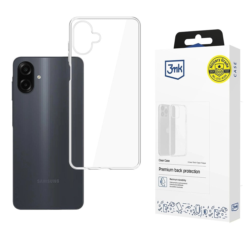 Maska za Samsung Galaxy A07 4G A075, 3MK, Clear, Prozirna