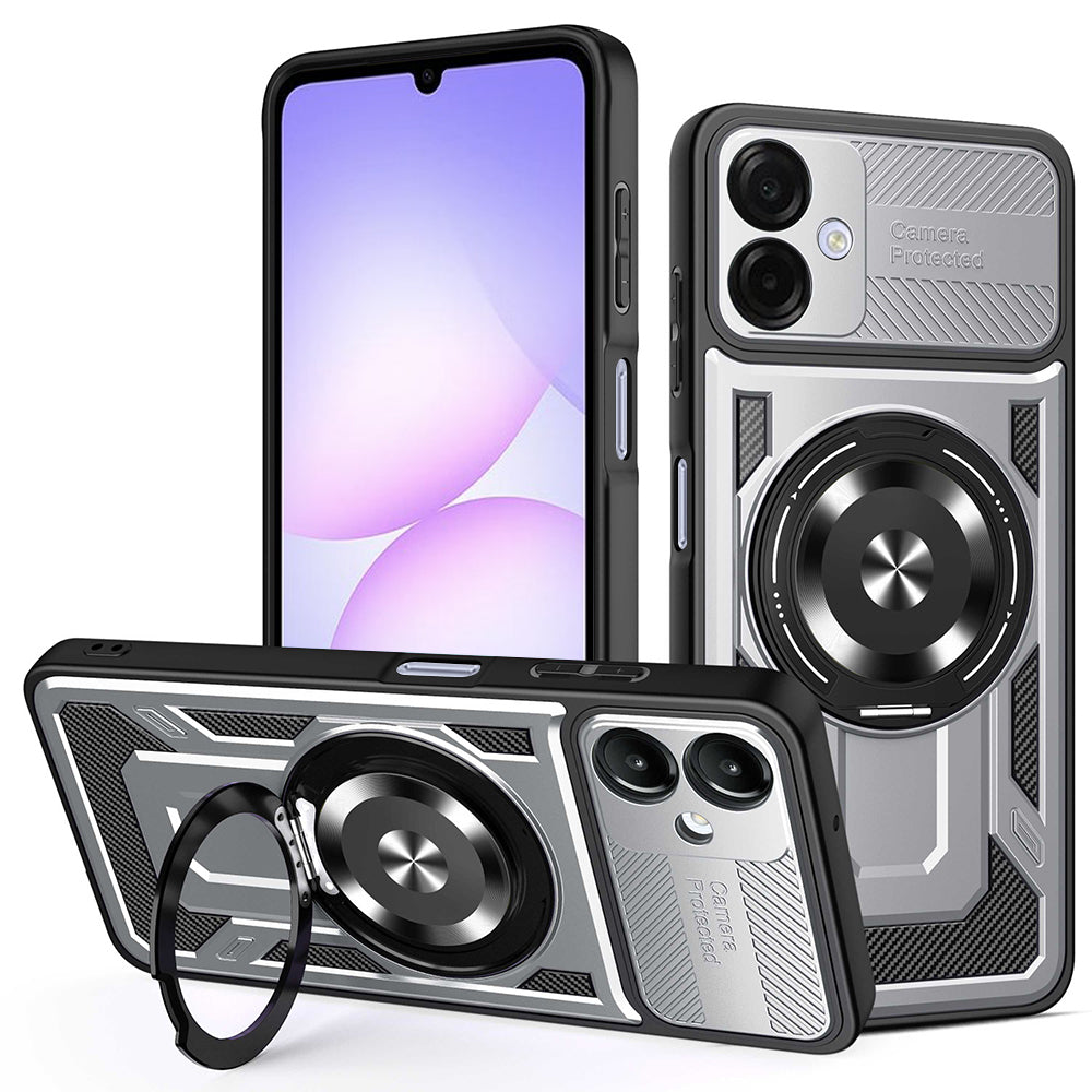 Maska za Samsung Galaxy A07 4G A075, Techsuit, RuggedCam, Siva