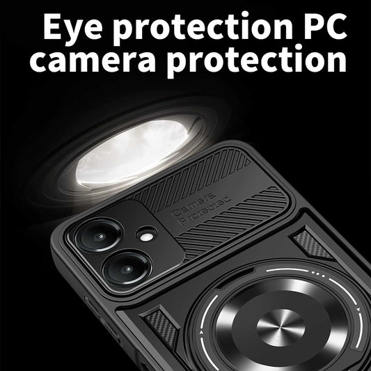 Maska za Samsung Galaxy A07 4G A075, Techsuit, RuggedCam, Ljubičasta