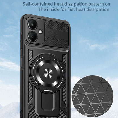 Maska za Samsung Galaxy A07 4G A075, Techsuit, RuggedCam, Ljubičasta