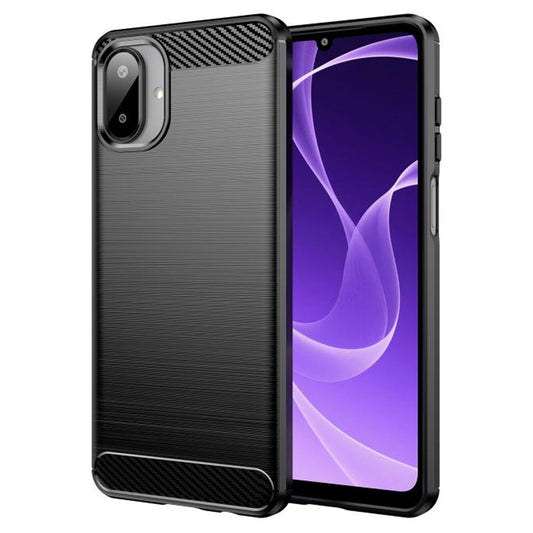 Maska za Samsung Galaxy A07 4G A075, Techsuit, Karbon, Crna