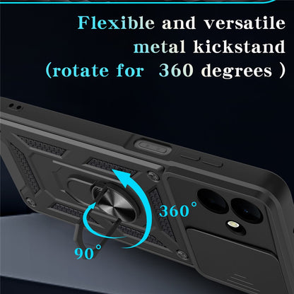 Maska za Samsung Galaxy A08 4G A085 / A07 5G A076, Techsuit, CamShield, Crna