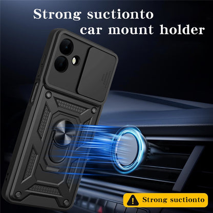 Maska za Samsung Galaxy A08 4G A085 / A07 5G A076, Techsuit, CamShield, Crna