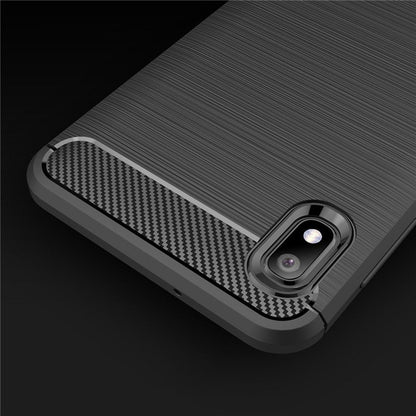 Maska za Samsung Galaxy A10 A105 / M10 M105, Techsuit, Karbon, Crna