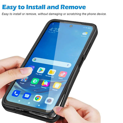 Maska za Samsung Galaxy A12 A125, Techsuit, ColorVerse 360, Crna