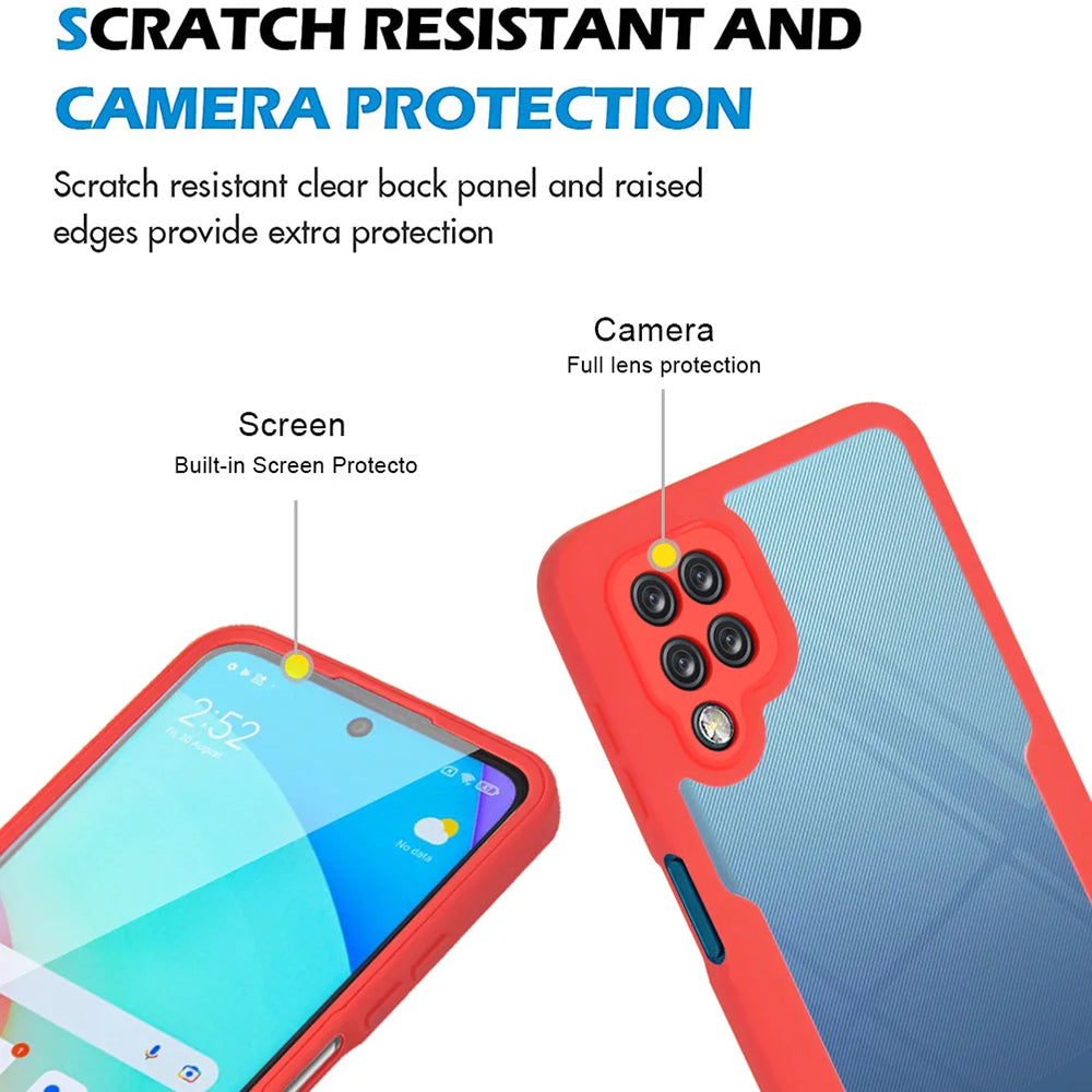 Maska za Samsung Galaxy A12 A125, Techsuit, ColorVerse 360, Crna