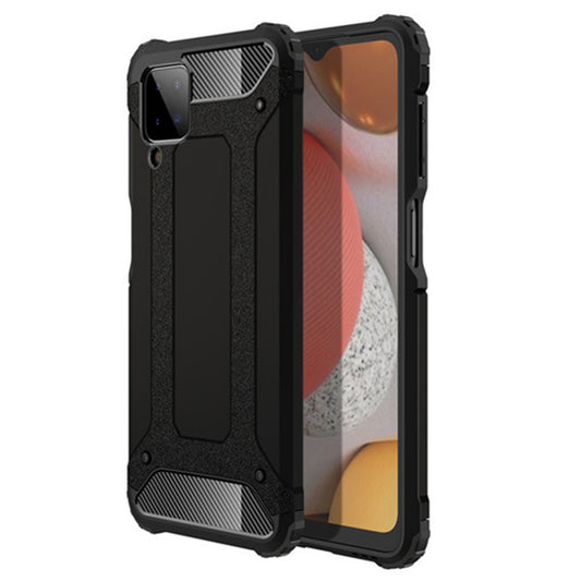 Maska za Samsung Galaxy A12 Nacho A127 / A12 A125, Techsuit, Hybrid Armor, Crna
