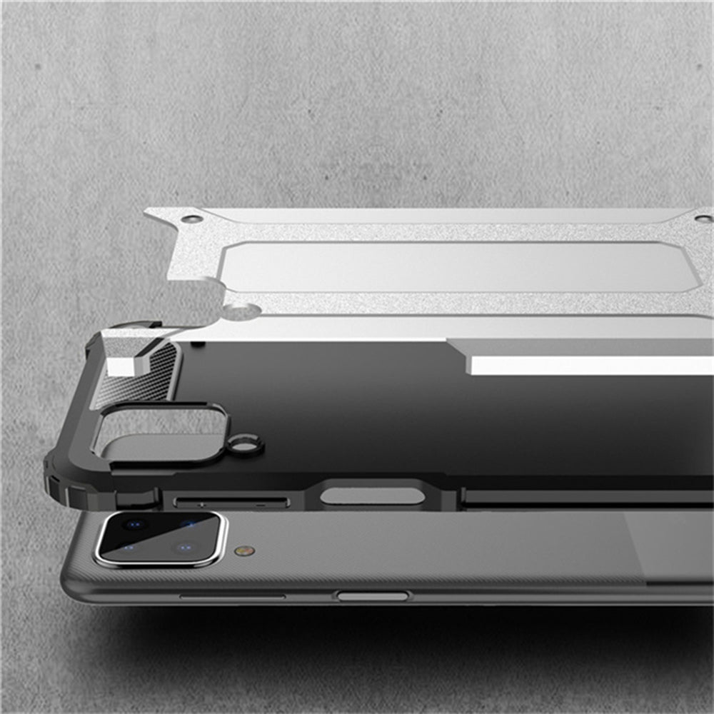 Maska za Samsung Galaxy A12 Nacho A127 / A12 A125, Techsuit, Hybrid Armor, Crna
