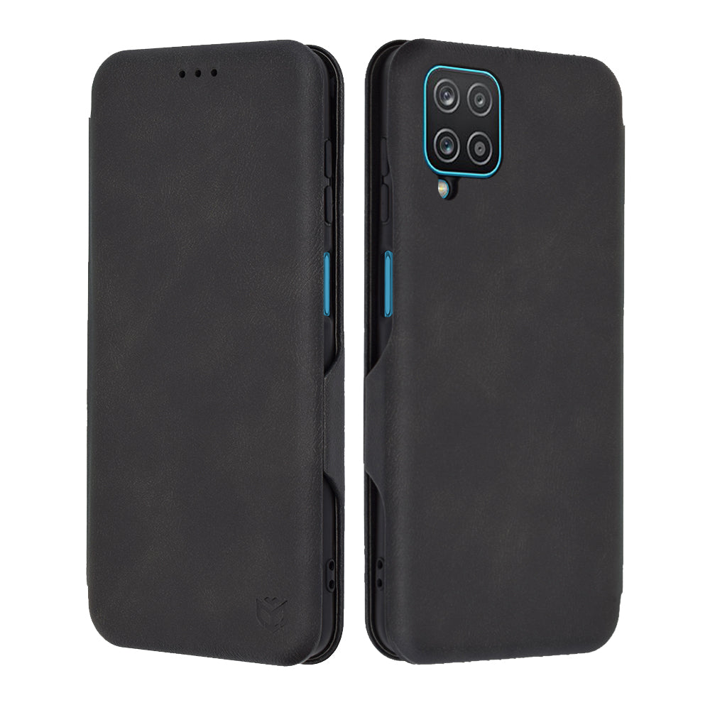 Futrola za Samsung Galaxy A12 Nacho A127 / A12 A125, Techsuit, Safe Wallet Plus, Crna