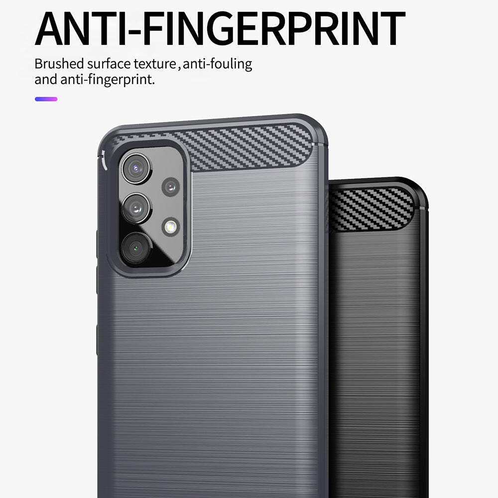 Maska za Samsung Galaxy A13 A135, Techsuit, Karbon, Crna