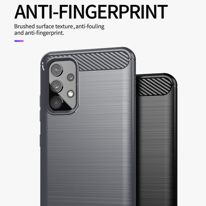 Maska za Samsung Galaxy A13 A135, Techsuit, Karbon, Crna