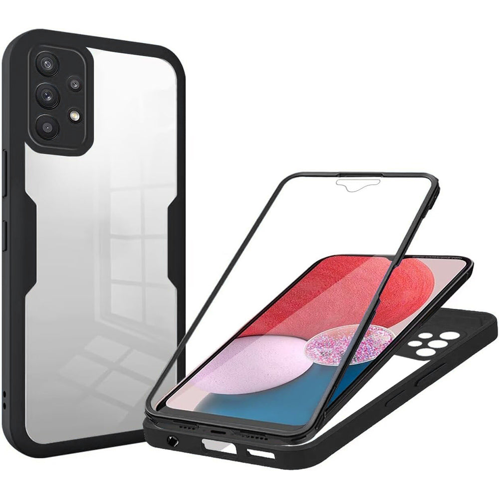 Maska za Samsung Galaxy A13 A135, Techsuit, ColorVerse 360, Crna