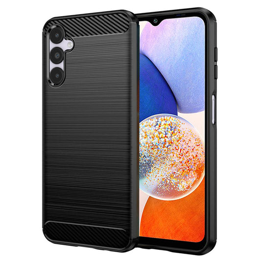 Maska za Samsung Galaxy A14 A145 / A14 5G A146, Techsuit, Karbon, Crna