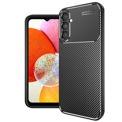 Maska za Samsung Galaxy A14 A145 / A14 5G A146, Techsuit, CarbonFiber, Crna