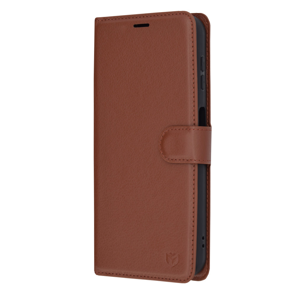 Futrola za Samsung Galaxy A14 A145 / A14 5G A146, Techsuit, Kožna Folio, Smeđa