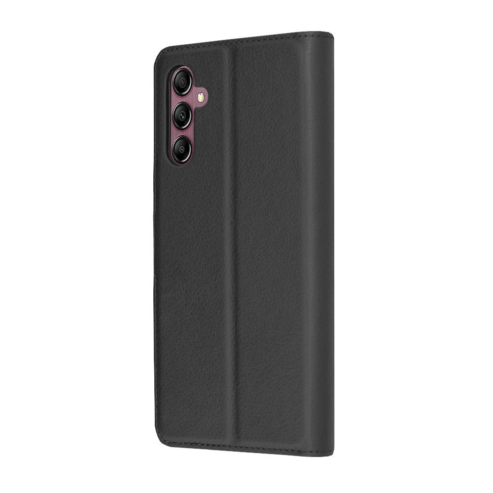 Futrola za Samsung Galaxy A14 A145 / A14 5G A146, Techsuit, Kožna Folio, Crna