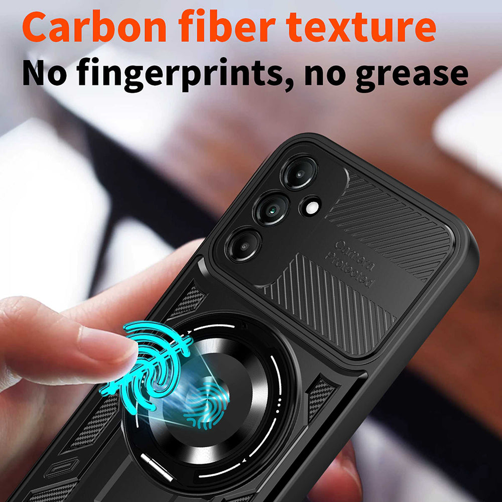 Maska za Samsung Galaxy A14 A145 / A14 5G A146, Techsuit, RuggedCam, Crna