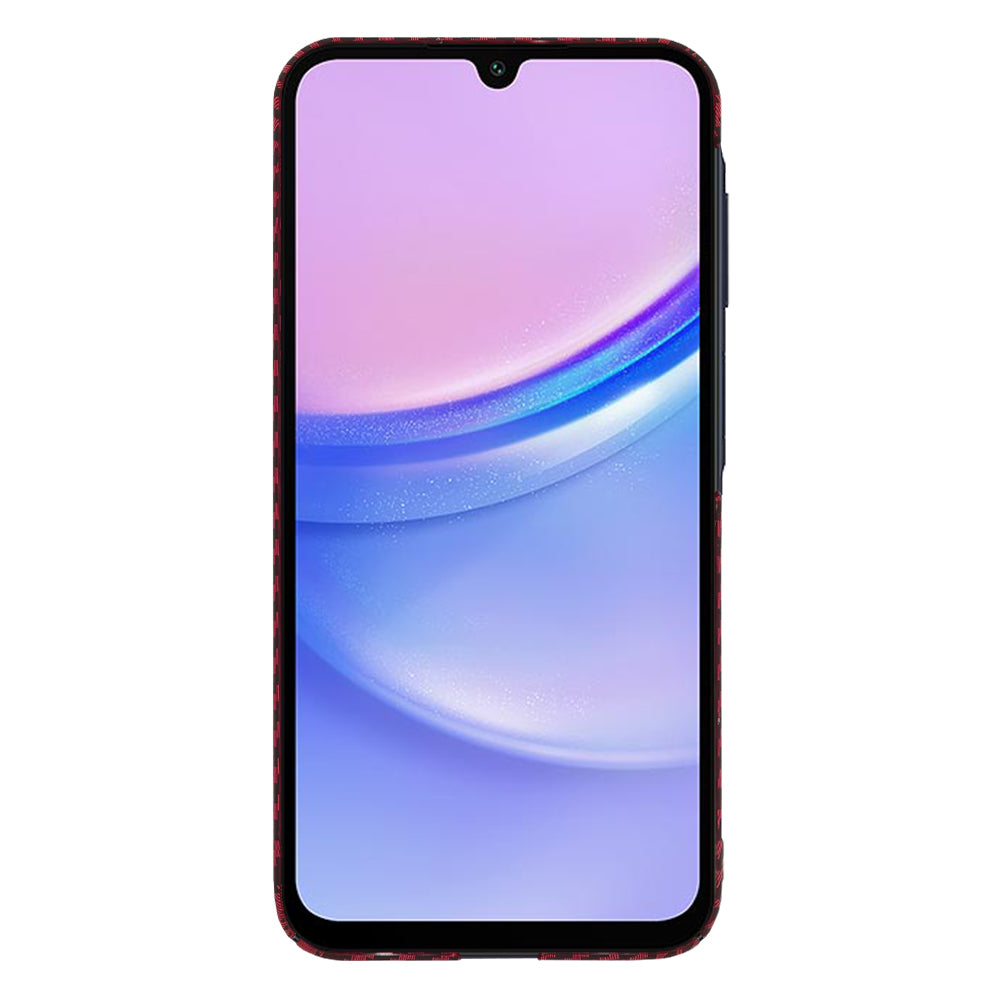 Maska za Samsung Galaxy A15 5G A156 / A15 A155, Techsuit, Carbonite FiberShell, Crvena