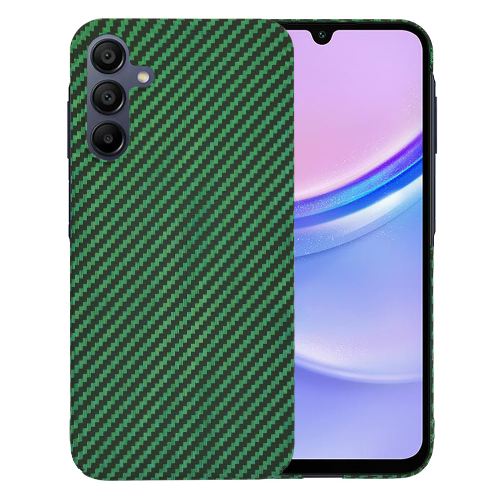 Maska za Samsung Galaxy A15 5G A156 / A15 A155, Techsuit, Carbonite FiberShell, Zelena