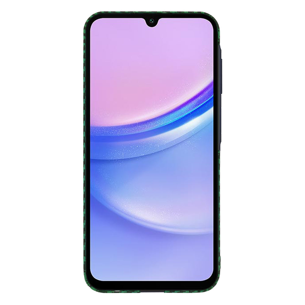 Maska za Samsung Galaxy A15 5G A156 / A15 A155, Techsuit, Carbonite FiberShell, Zelena