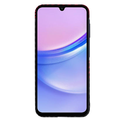 Maska za Samsung Galaxy A15 5G A156 / A15 A155, Techsuit, Carbonite FiberShell, Crno Crvena