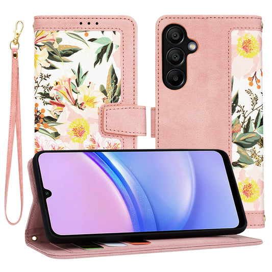 Maska za Samsung Galaxy A15 5G A156 / A15 A155, Techsuit, FlipCraft, Roza
