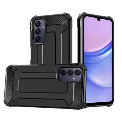 Maska za Samsung Galaxy A15 5G A156 / A15 A155, Techsuit, Hybrid Armor, Crna