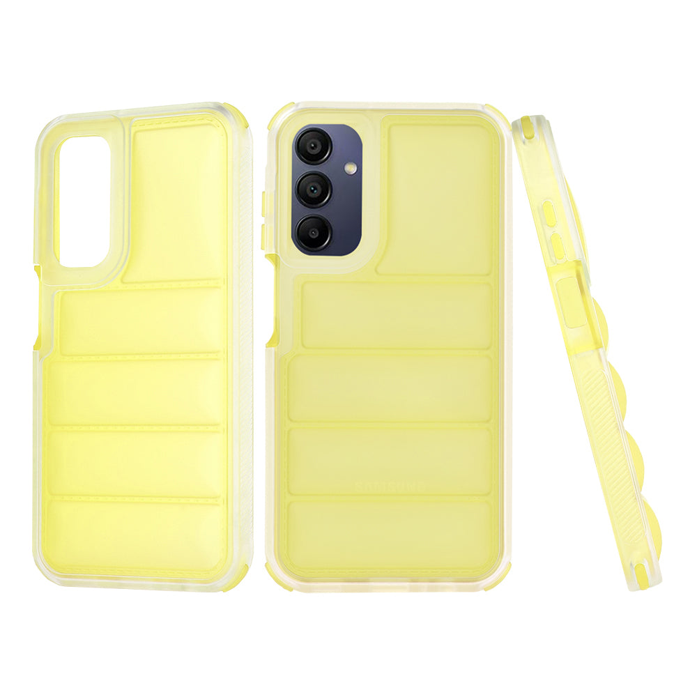 Maska za Samsung Galaxy A15 5G A156 / A15 A155, Techsuit, Wave Shield, Žuta